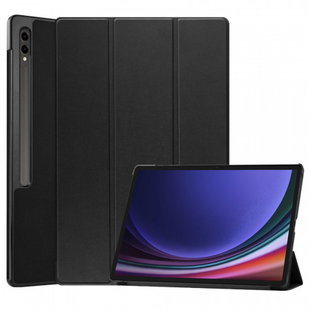Husa tableta pentru Samsung Galaxy Tab S9 Plus / Galaxy Tab S9 FE Plus cu suport Multi-Unghi și functie Sleep/Wake , SKYDDAR FoldVision - Negru
