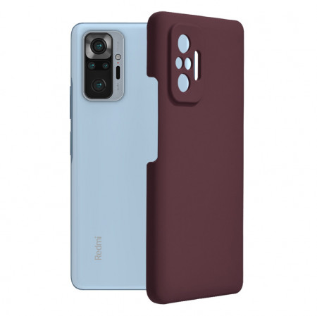 Husa Xiaomi Redmi Note 10 Pro din silicon moale, Techsuit Soft Edge - Plum Violet