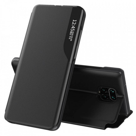 Husa Xiaomi Redmi Note 9S / Note 9 Pro / Note 9 Pro Max tip carte, Techsuit eFold - Negru
