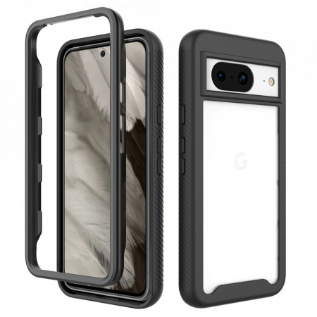 [Pachet 360°] Husa + Folie Google Pixel 8, Techsuit Defense - Negru