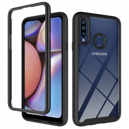 [Pachet 360°] Husa + Folie Samsung Galaxy A20S, Techsuit Defense - Negru