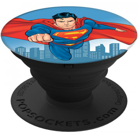 PopSockets Original, Suport cu diverse functii - Justice League: Superman