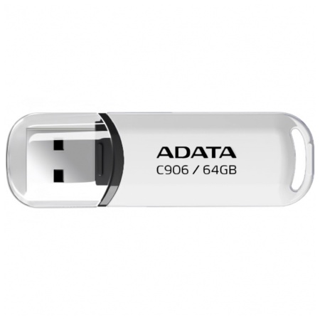 Stick USB ADATA AC906 64G, USB 2.0, Compact si Fiabil, Alb