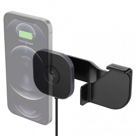 Suport Auto Display Tesla Model Y/3/X/S, Spigen OneTap (ITT90W) - Negru