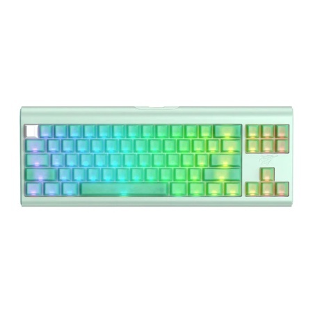 Tastatura gaming compacta, RGB, Type-C, 350mA, 5V, 1.2m, 71 taste, Havit KB896L, Verde