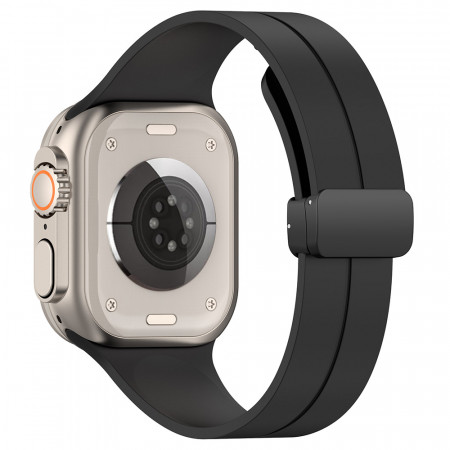 Techsuit - Watchband (W011) - Apple Watch 1/2/3/4/5/6/7/8/SE/SE 2 (38/40/41mm) - Black