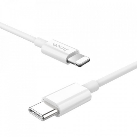 Cablu de date (X36 Swift PD), USB Type-C to Lightning, 18W, 3A, 1.0m, HOCO - Alb