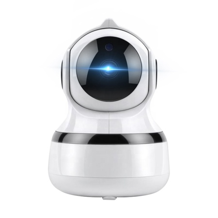 Camera de Supraveghere Wi-Fi, 3MP, Infrared, Auto-Tracking, 360 PT View, Two-way Audio, TF Card, V380 PRO ,App SKDR WatchTower (Q9) - Alb