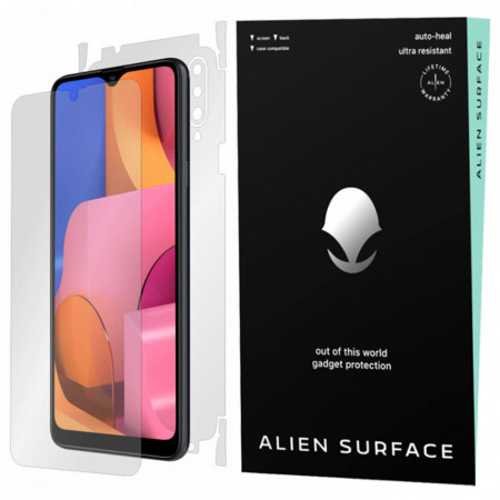 Folie 360° Samsung Galaxy A20s [Ecran+Margini+Spate] Alien Surface - Transparent