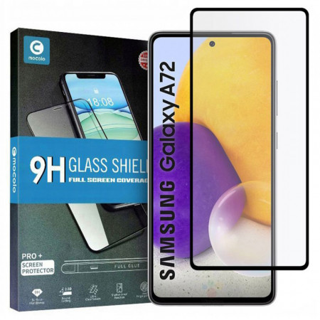 Folie de sticla Samsung Galaxy A72 5G, 3D Full Glue MOCOLO - Negru