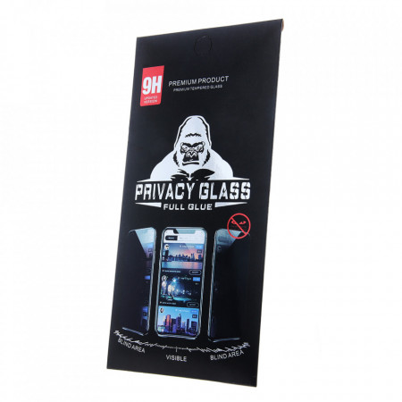 Folie iPhone X / Xs / 11 pro, ce acopera tot ecranul, Skyddar Glass - Privacy