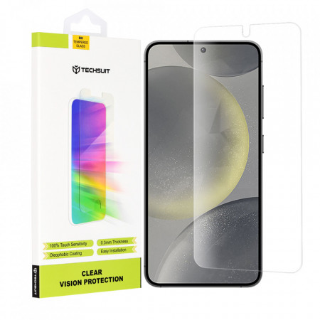 Folie Samsung Galaxy S24, Techsuit Clear Vision Glass - Transparent