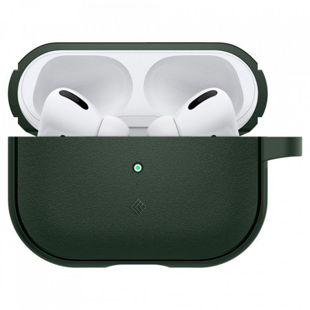 Husa Apple AirPods Pro, Spigen Caseology Vault - Midnight Green