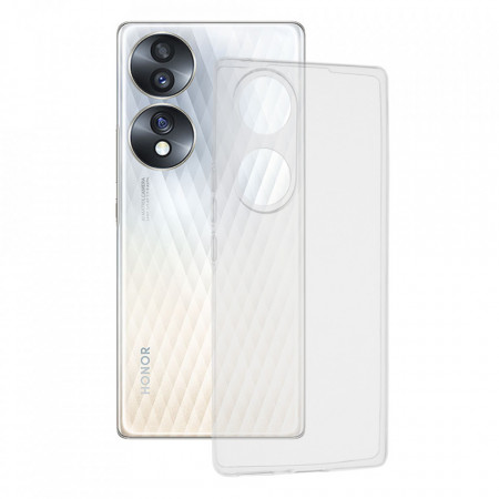 Husa Honor 70 din silicon TPU slim, Techsuit - Transparent