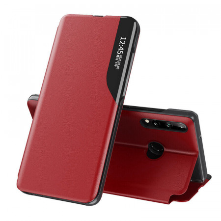 Husa Huawei P30 Lite tip carte, Techsuit eFold - Rosu