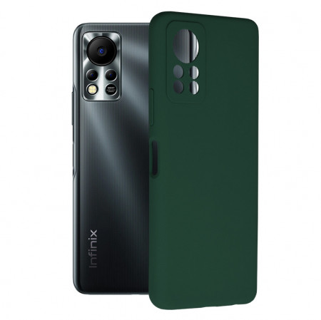 Husa Infinix Hot 11s din silicon moale, Techsuit Soft Edge - Verde