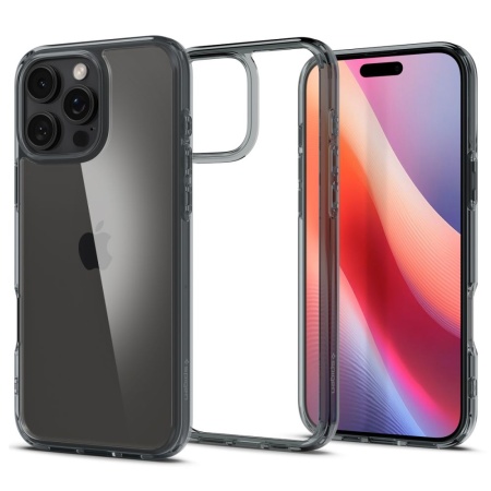 Husa iPhone 16 Pro, Ultra Hybrid Spigen - Gri
