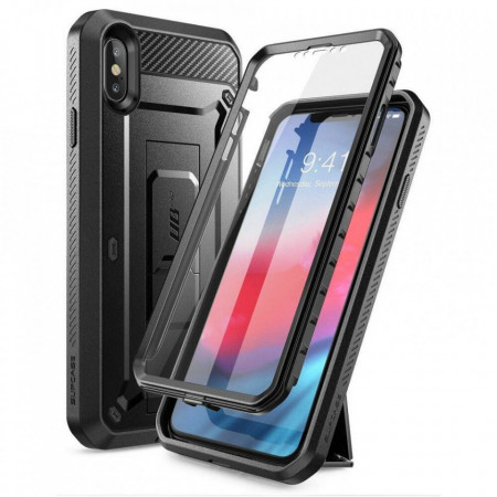 Husa iPhone XS Max Supcase Unicorn Beetle Pro - Negru