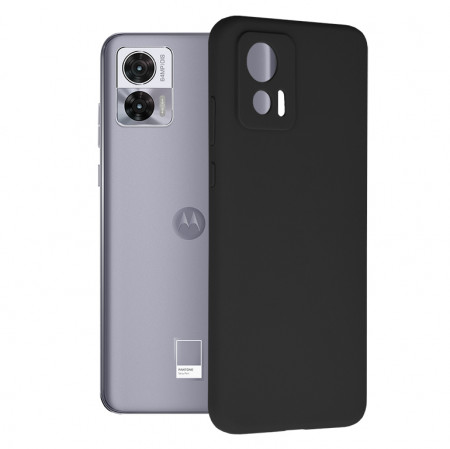 Husa Motorola Edge 30 Neo din silicon moale, Techsuit Soft Edge - Negru