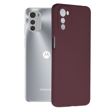 Husa Motorola Moto E32 / E32s din silicon moale, Techsuit Soft Edge - Mov