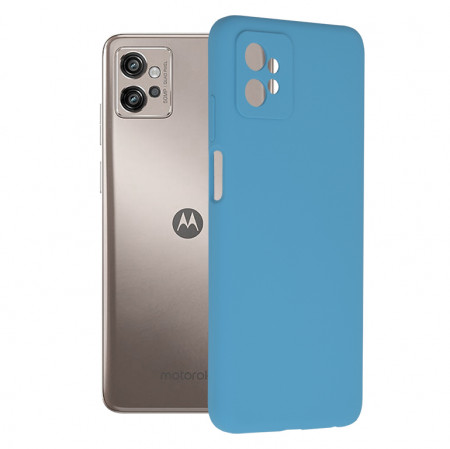 Husa Motorola Moto G32 din silicon moale, Techsuit Soft Edge - Albastru