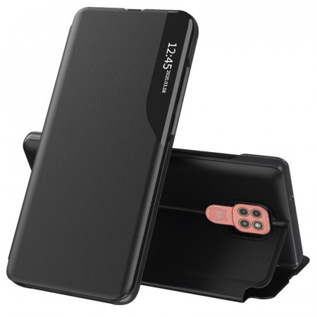 Husa Motorola Moto G9 Play tip carte, Techsuit eFold - Negru