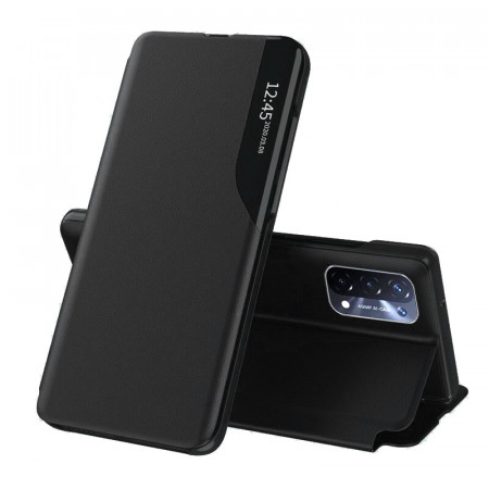 Husa OPPO A74 5G/ A54 5G/ A94 5G tip carte, Techsuit eFold - Negru