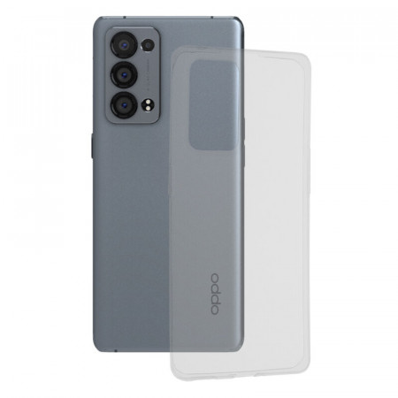 Husa OPPO Reno 6 Pro 5G, din silicon TPU slim, Techsuit - Transparent