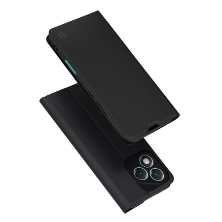 Husa pentru Honor 400 Lite, SKYDDAR INNOVATION, Magskin Book, tip Carte cu Portofel Interior, Negru, set cu sticker