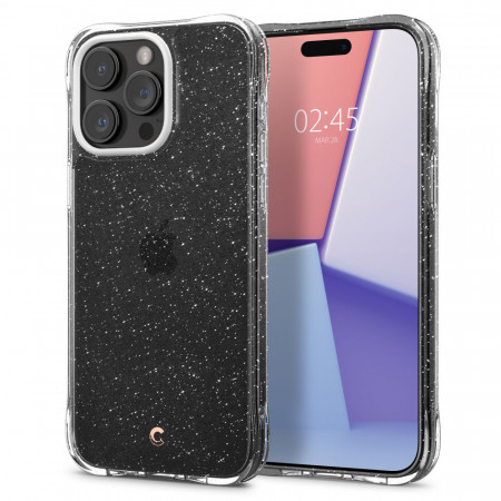 Husa pentru iPhone 15 Pro, Spigen Cyrill Cecile - Glitter Clear