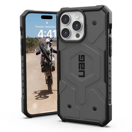 Husa pentru iPhone 16 Pro Max, Pathfinder MagSafe, UAG - Argintiu