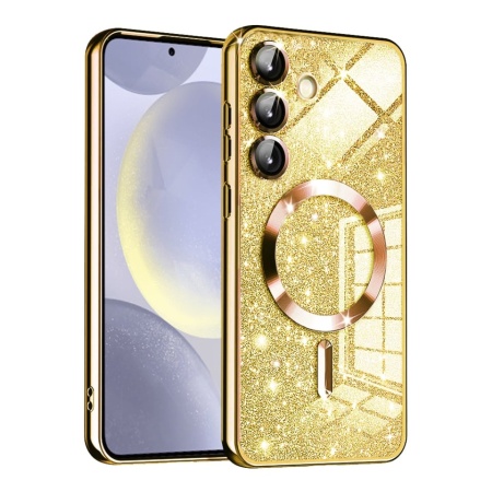 Husa pentru Samsung Galaxy A55 5G Design Antisoc, Fundal Detasabil 2-in-1, Protectie Superioara, Margini Ridicate - Auriu