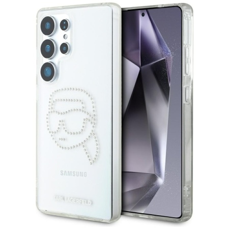 Husa pentru Samsung Galaxy S25 Ultra IML Luxury, Karl Lagerfeld - Transparenta