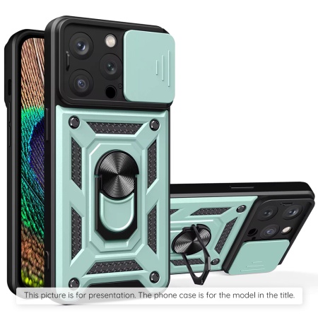 Husa pentru Samsung Galaxy Z Fold7, SKYDDAR INNOVATION, CamShield, Verde, set cu sticker