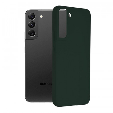 Husa Samsung Galaxy S22 Plus, Soft Edge Silicone, Techsuit - Dark Green