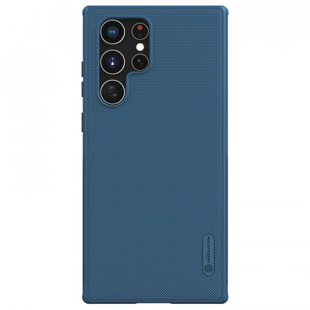 Husa Samsung Galaxy S22 Ultra, Super Frosted Shield Pro, Nillkin - Albastru