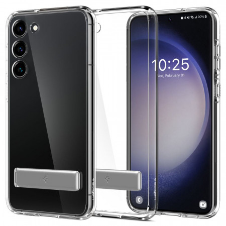 Husa Samsung Galaxy S23 Plus, Spigen Ultra Hybrid S - Transparent