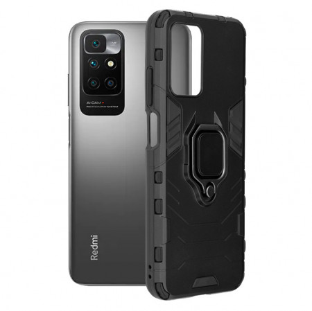 Husa Xiaomi Redmi 10, Silicone Shield, Techsuit - Negru