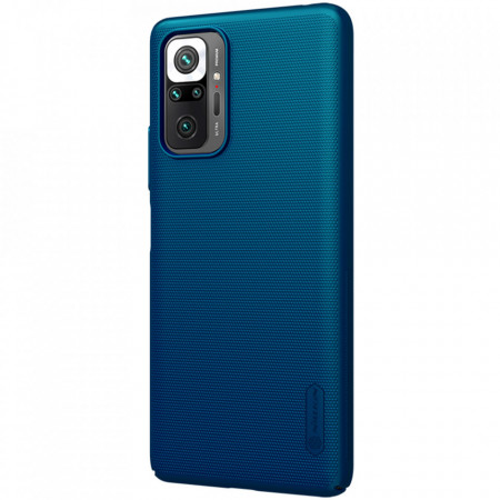 Husa Xiaomi Redmi Note 10 Pro / Note 10 Pro Max, Super Frosted Shield, Nillkin - Blue