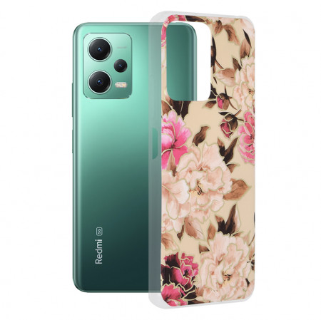 Husa Xiaomi Redmi Note 12 5G / Poco X5 Marble Series, Techsuit - Mary Berry Nude