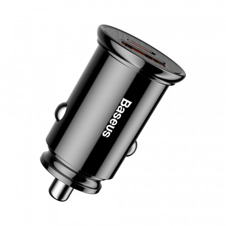 Incarcator Auto 30W, 5V- Baseus Circular (CCALL-YS01) - Black