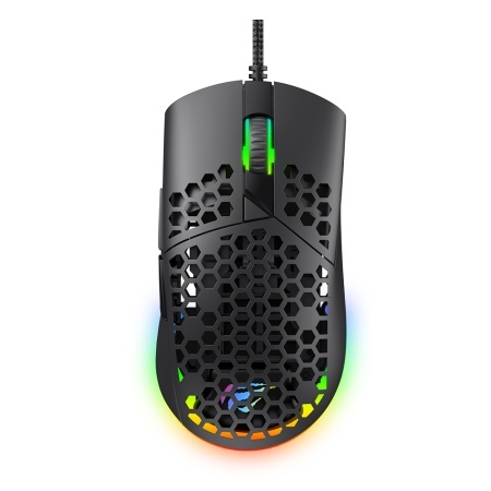 Mouse gaming, honeycomb, 1200–7200 DPI, 1.6m, 5V, Havit MS1036, Alb
