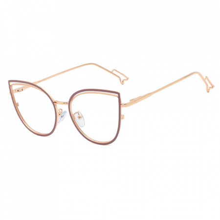 Ochelari calculator dama protectie lumina albastra, Techsuit (F95597-C2) - Pale Mauve