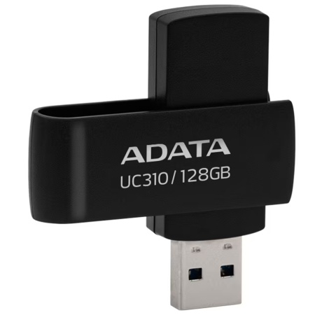 Stick de Memorie USB 3.2 FlashDrive, 128GB, Adata UC310, Negru
