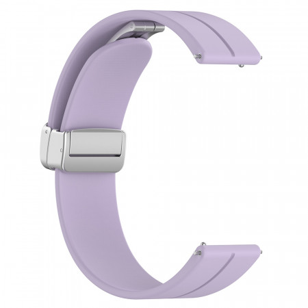Techsuit - Watchband 20mm (W011) - Samsung Galaxy Watch 4/5/Active 2, Huawei Watch GT 3 (42mm)/GT 3 Pro (43mm) - Purple