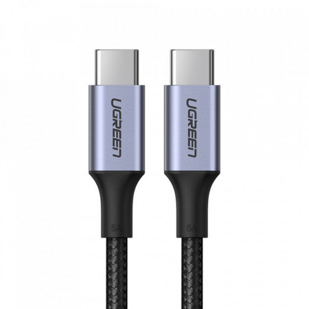Cablu de date (70428) Type-C la Type-C, 100W, USB-C 2.0 & PD, 1.5m - Space Gray