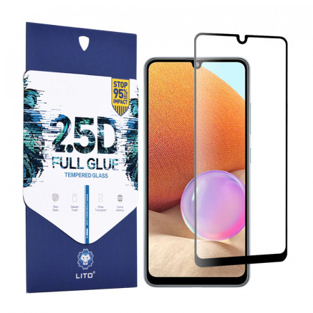 Folie de sticla Samsung Galaxy A32 4G, 2.5D FullGlue LITO - Negru