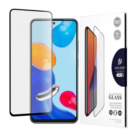 Folie Xiaomi Redmi Note 11 / Note 11S din sticla securizata, Dux Ducis - Negru