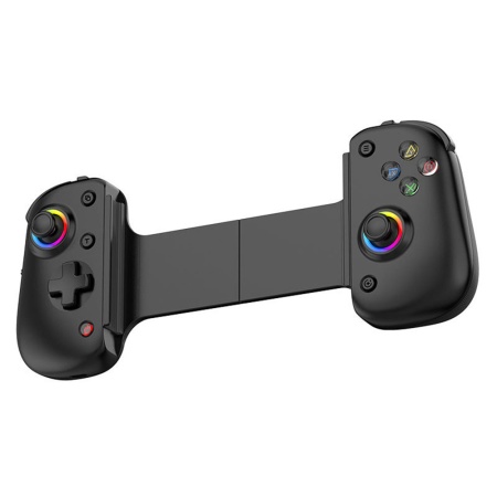 Gamepad Wireless BSP-D8 Pro, Compatibil Android, iOS, PS4, set cu sticker, Negru