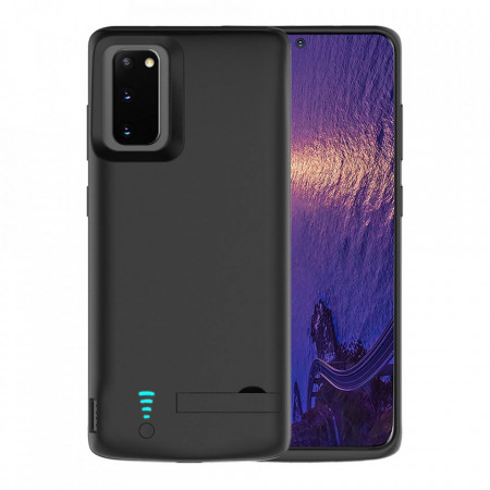 Husa cu Baterie Samsung Galaxy S20, 5000mAh, Techsuit Battery Pro - Negru
